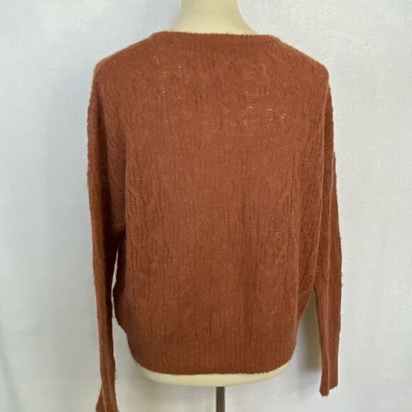 MADEWELL ALNA V-NECK ALPACA BLEND SWEATER - Picture 9 of 12